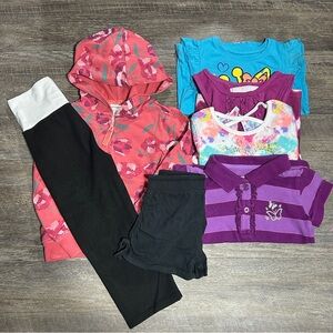 (0063) Girls: 3T Mixed Brands 7pc Clothing Bundle- J1